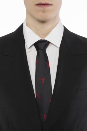 Silk tie with skeletons, zdjęcie 2 Silk tie with skeletons od Alexander McQueen